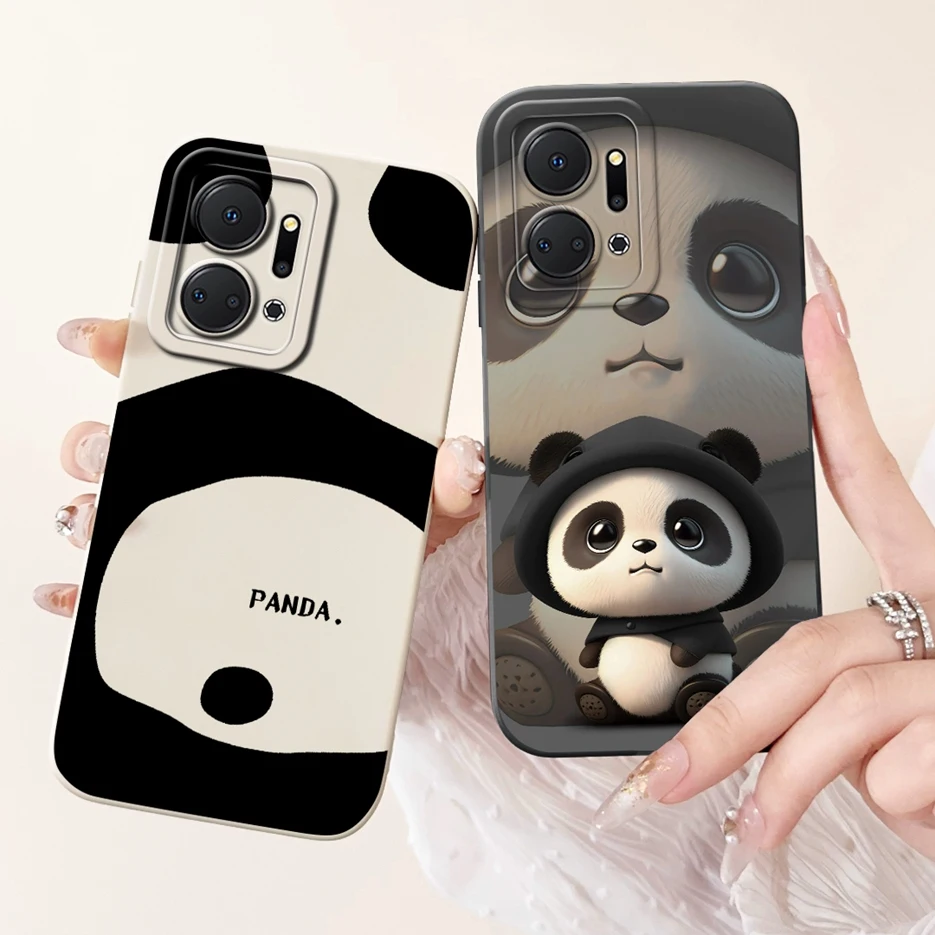 Etui na telefon Honor X7a X7b X7c Cute Panda Cartoon Cover Soft TPU Etui na telefon Honor X7b X 7a 7C HonorX7a HonorX7b HonorX7c Fundas