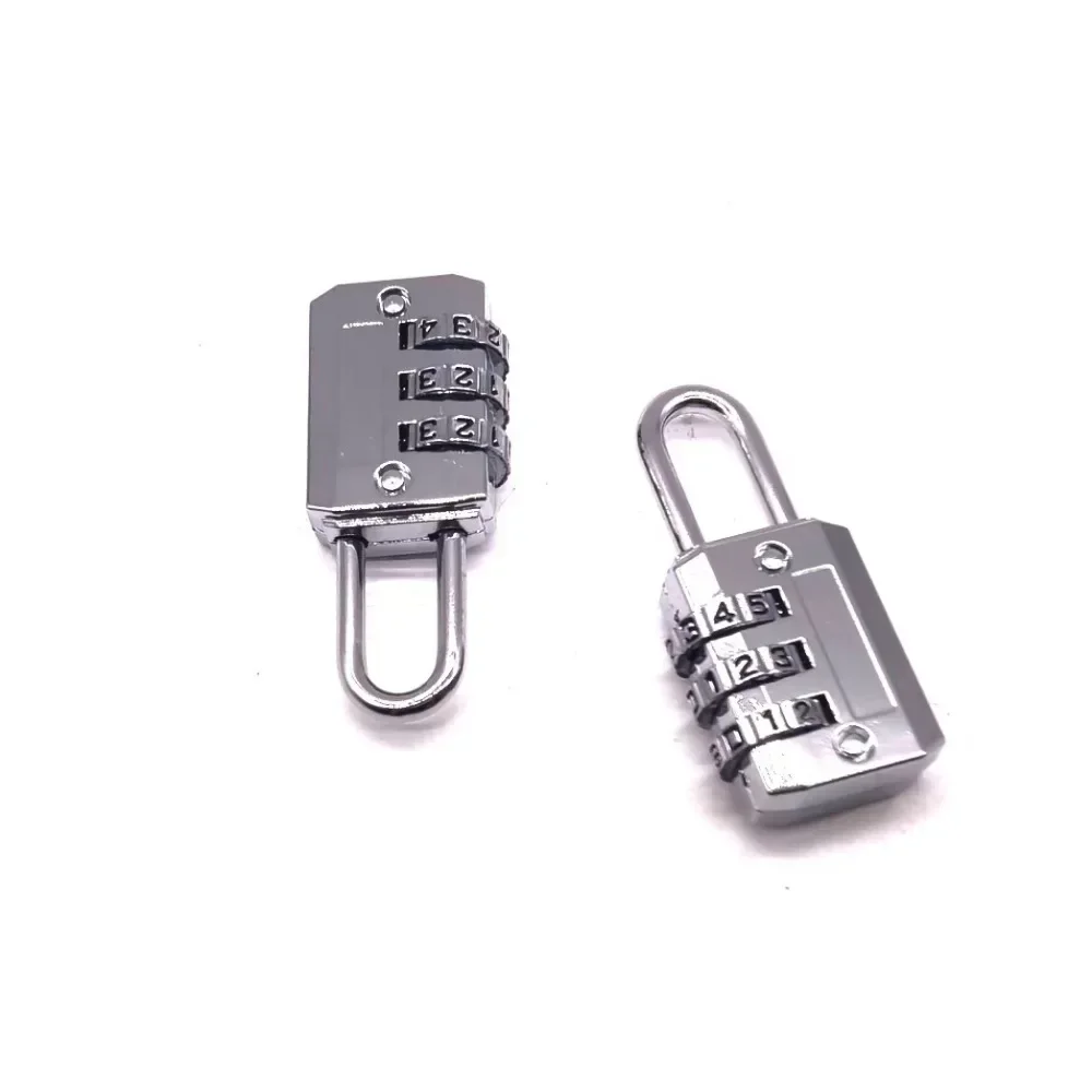 

Mini Alloy Padlock 3/4 Digit Dial Combination Password Code Number Lock Safety Travel Security Lock for Luggage Suitcase Drawer