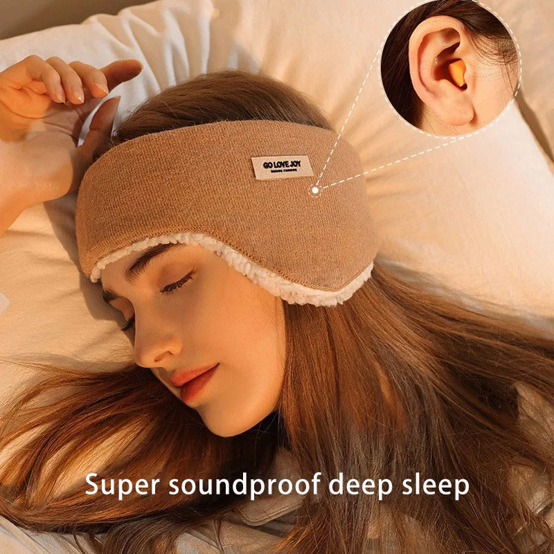 

New Fashion Women Winter Warm Earmuff Headband Outdoor Windproof Plush Headworn Earflap Hairband For Sleeping Sound Insulation