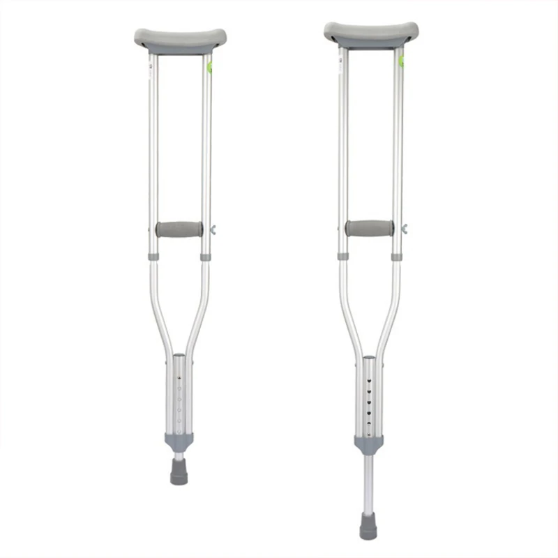 FZK aluminum alloy armpit crutches, double crutches, walking canes for the elderly, disabled people, walkers, anti-slip