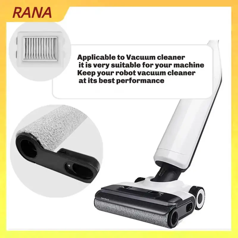

Оригинальная основная роликовая щетка RANA, 2X, 4X фильтр, антибактериальная роликовая щетка для Roborock Flexi Lite, очиститель для пола