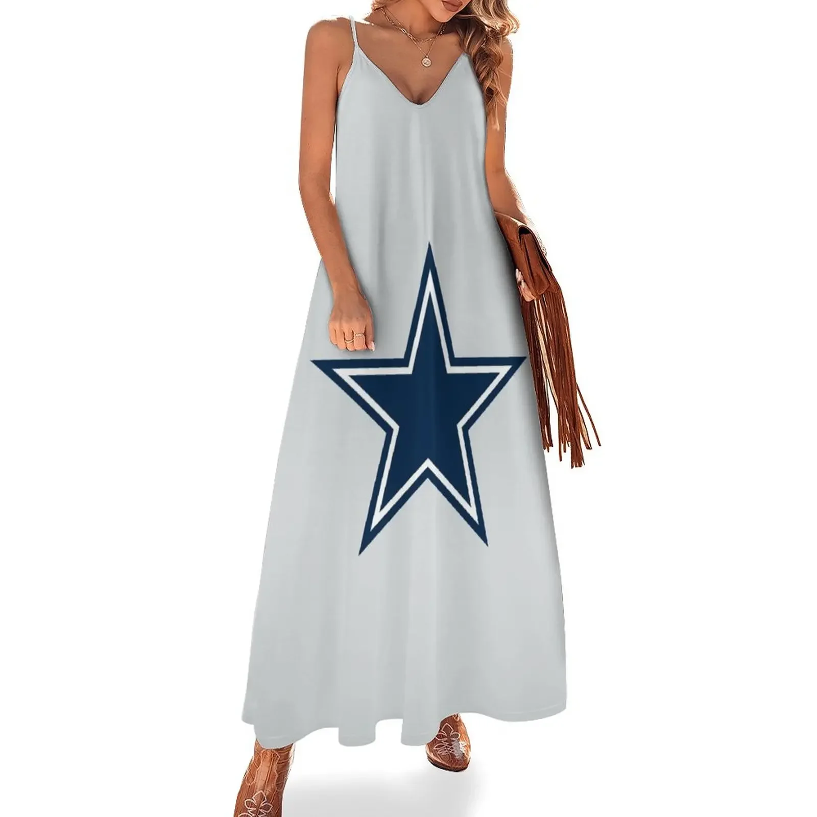 

the Cowboys Sleeveless Dress Prom gown women's evening dress 2024