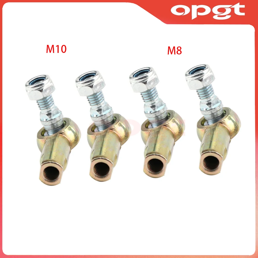 OPGT 1Pair M8-M8 M10-M10 Tie Rod End Kits Ball Joint Fit For China 49CC 50CC Electric MINI ATV Go Kart Karting Buggy Quads Bike