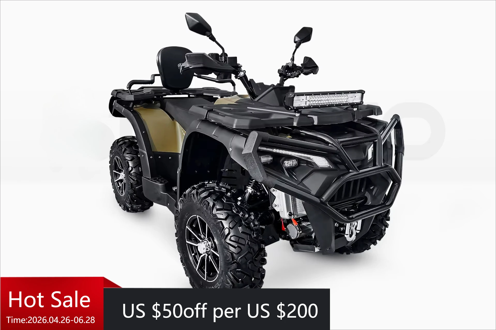

Sold directly from the manufacturer 500cc 4x4 ATV powered SUV quad motorcycle