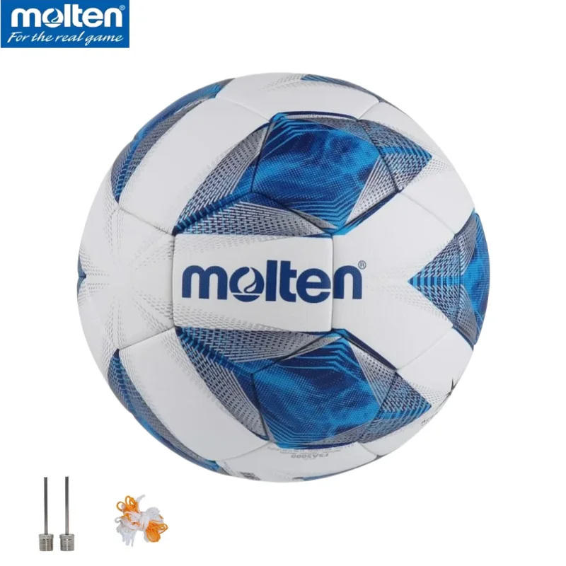 

Molten Original F5A5000 Football Balls AFC Official Match PU Leather Adult Outdoor Training Wear Resistant Soccer Ball Size 5