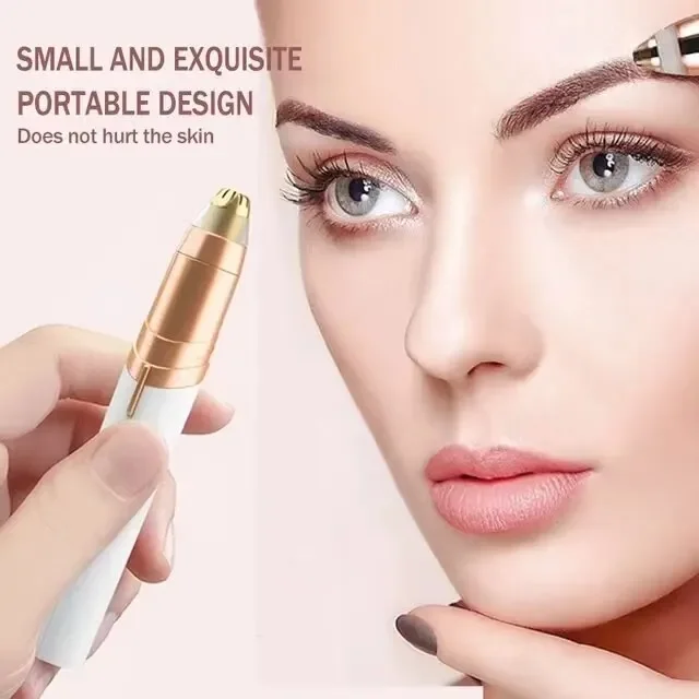 Smart Electric Eyebrow Trimmer Pen Implement Man Woman Clean Ladies' Shaver Automatic Razor Epilator Beauty Hair Removal Trimmer