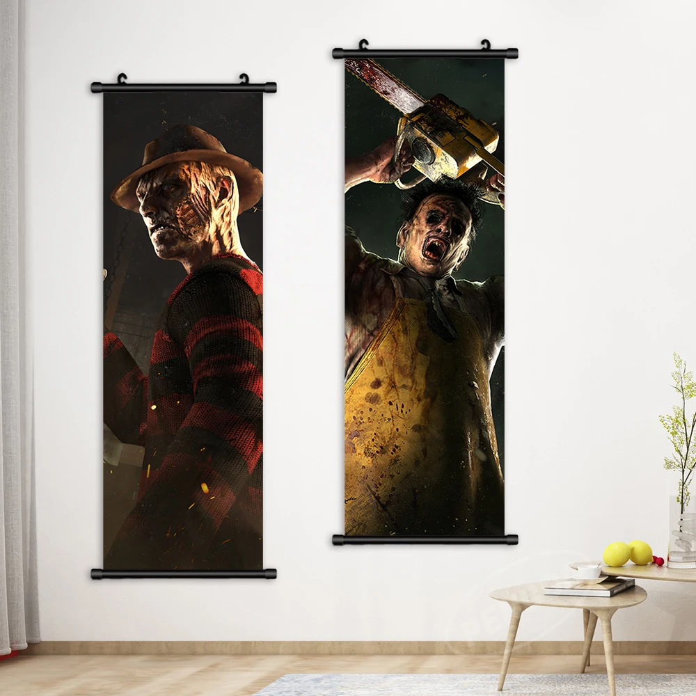 HD Canvas Print Dead By Daylight Wall Art Horror Game Home Decor Hanging The Pig Painting Scroll The Plague Pictures Living Room