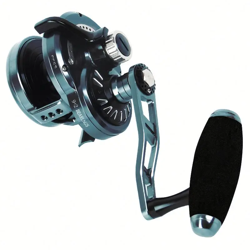 

Madox Jigging Reel Max Drag 30KG Ocean Boat Fishing All Metal Trolling Reel Deep Sea Fishing Reel