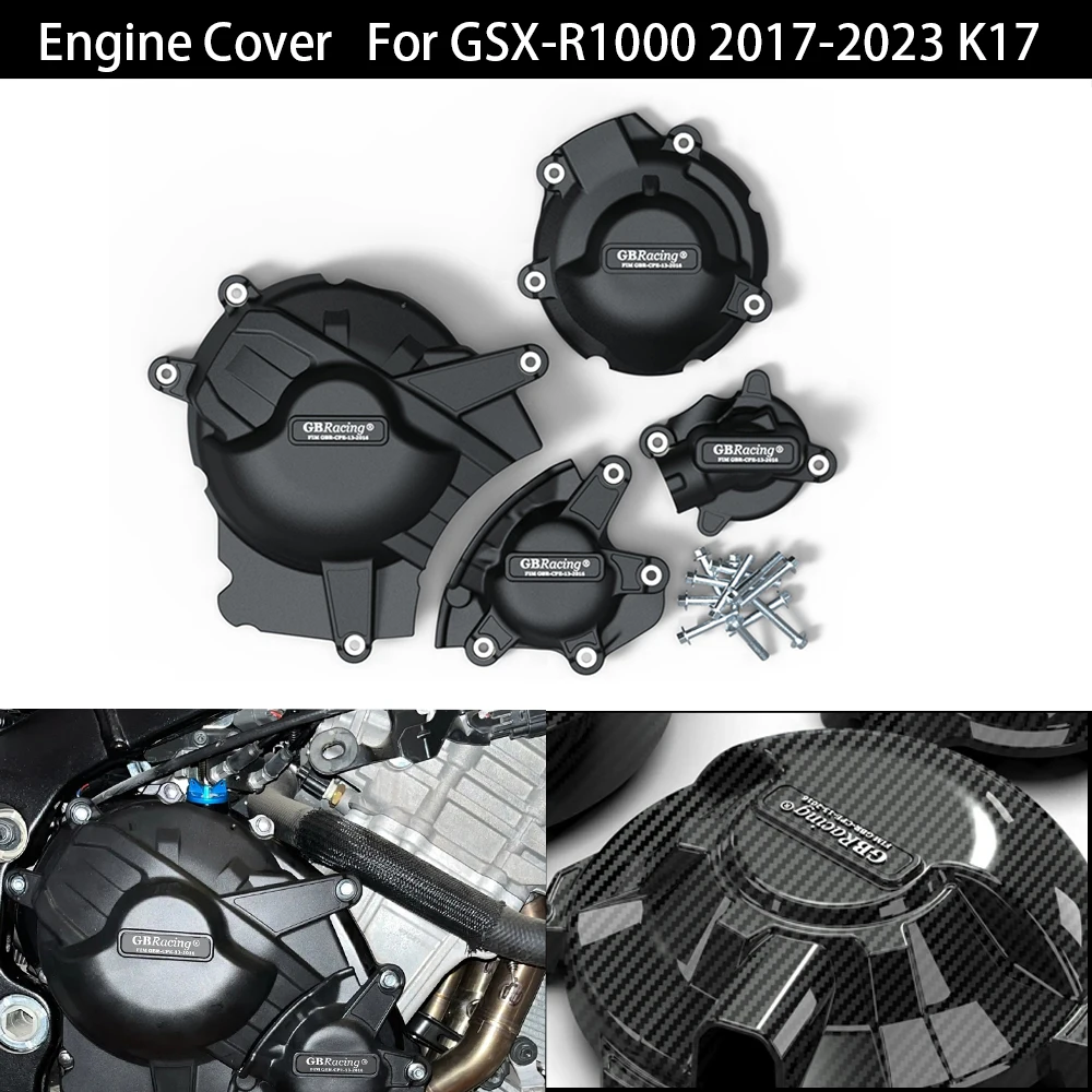 

Motorcycle Engine Case Accessories For Suzuki GSXR1000 GSX-R1000 2017-2023 GSX-R1000(R) L7-M2 GBRacing Engine Cover Protection