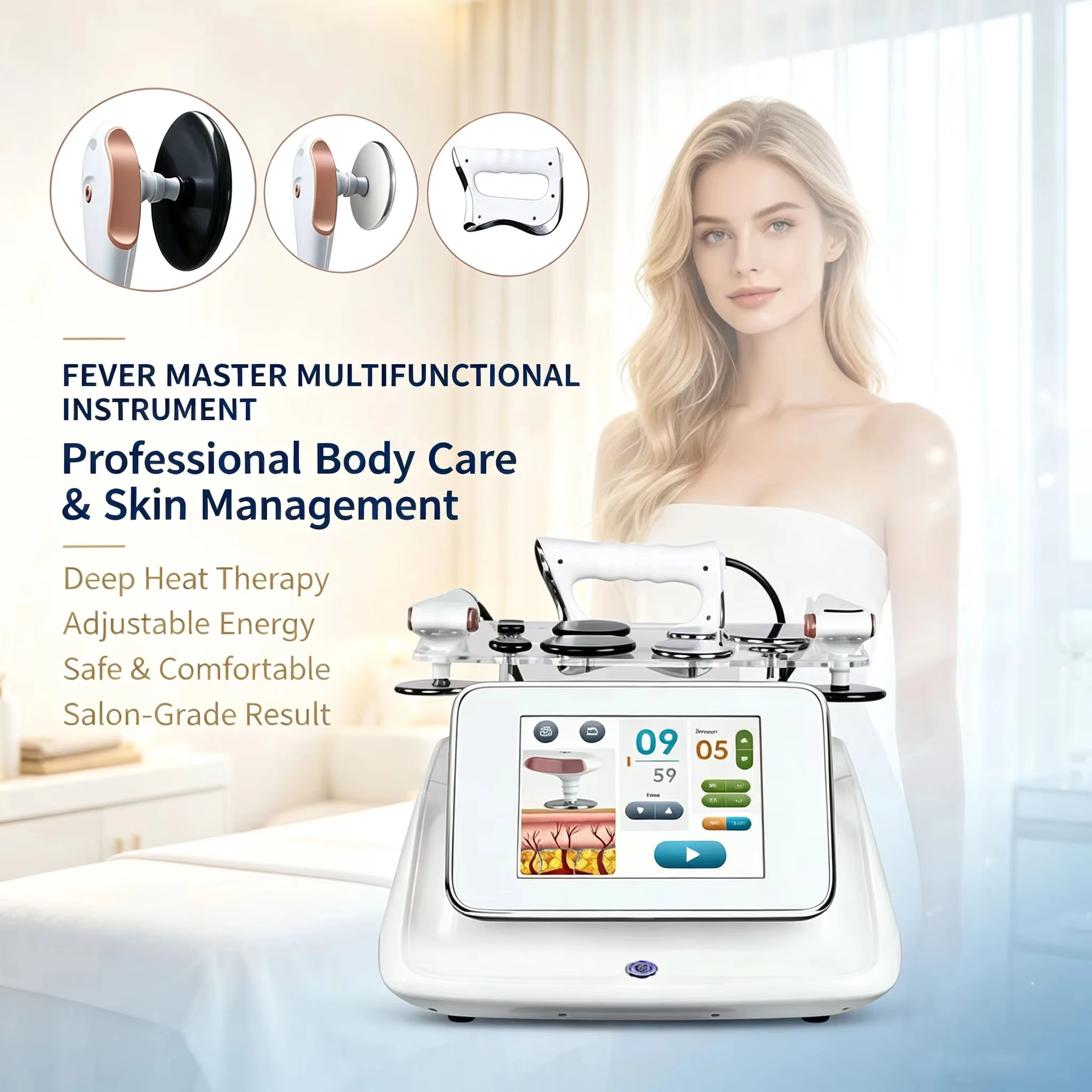 448khz Indiba RET CET Tecar Therapy Radiofrequency Physiotherapy Ablation Weight Loss Capacitive Electric Transfer RF Machine