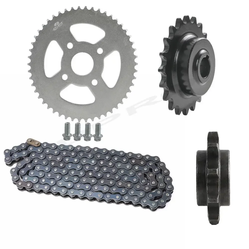 

TDPRO 50T 20T 10T Front Rear Sprocket 420 Chain 140 Links For BX200X CT200U CT200U-EX Mini Bike Pit Dirt Bike