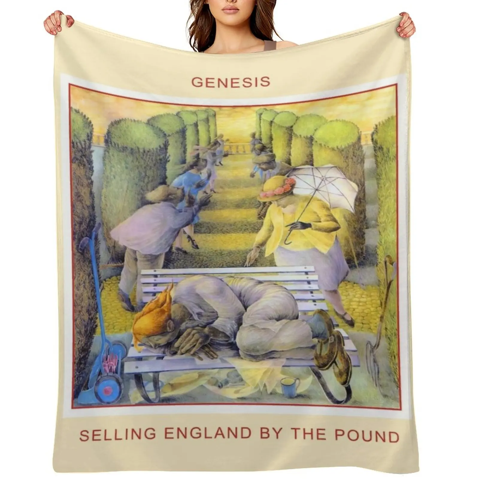

Selling England By the Pound (HQ) Throw Blanket Cute Plaid Loose Single Furrys Blankets