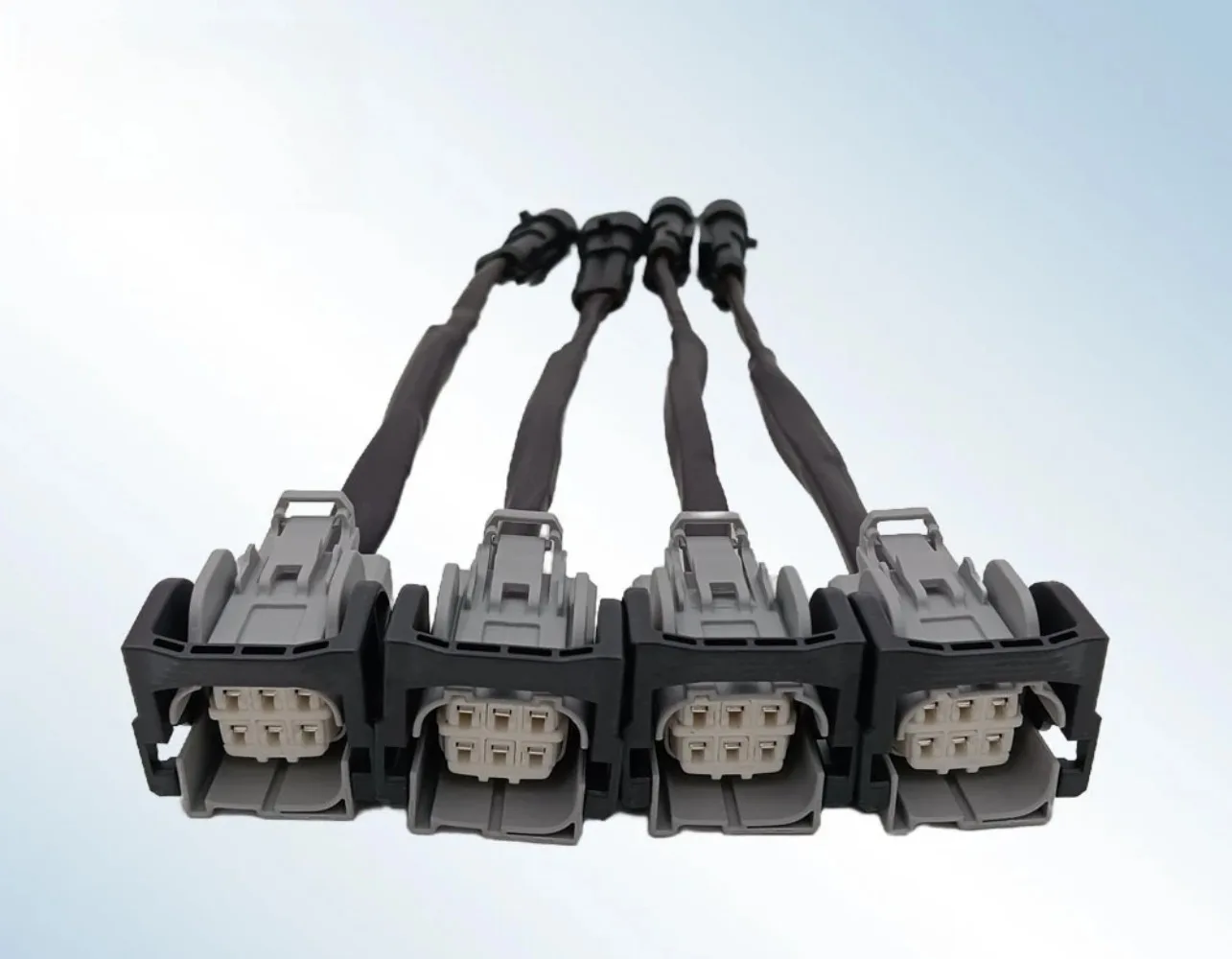 Denso 6-pin smart electromagnetic fuel injector connector plug wire to plug-type fuel injector