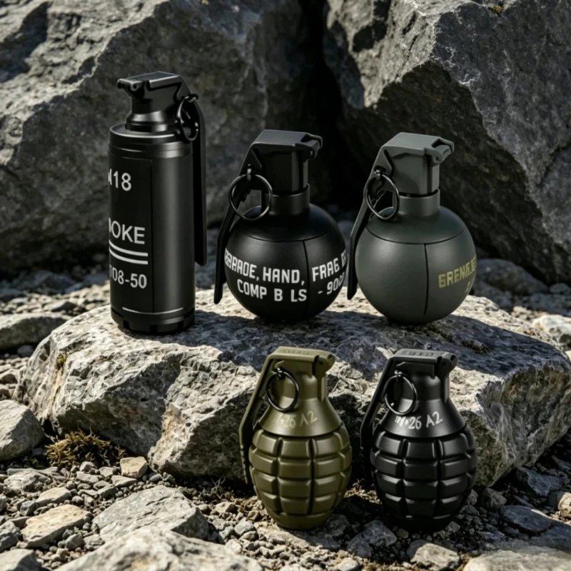 Hollow Detachable Leisure Hobby Play Ornament, Small Size Outdoor Game Decor Toy Black Army Green Two Shades Gift For Kids
