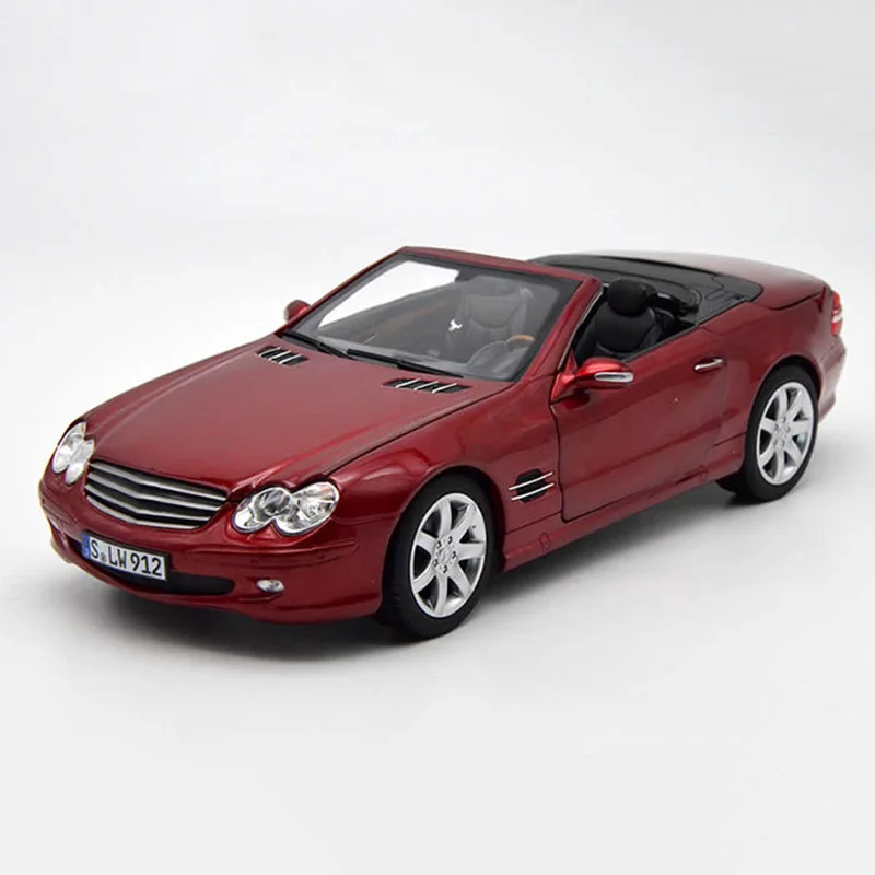 NOREV 1:18 Scale Diecast Alloy Benz SL500 Toys Sports Car Model Classic Adult Collection Souvenir Gift Static Display Decoration