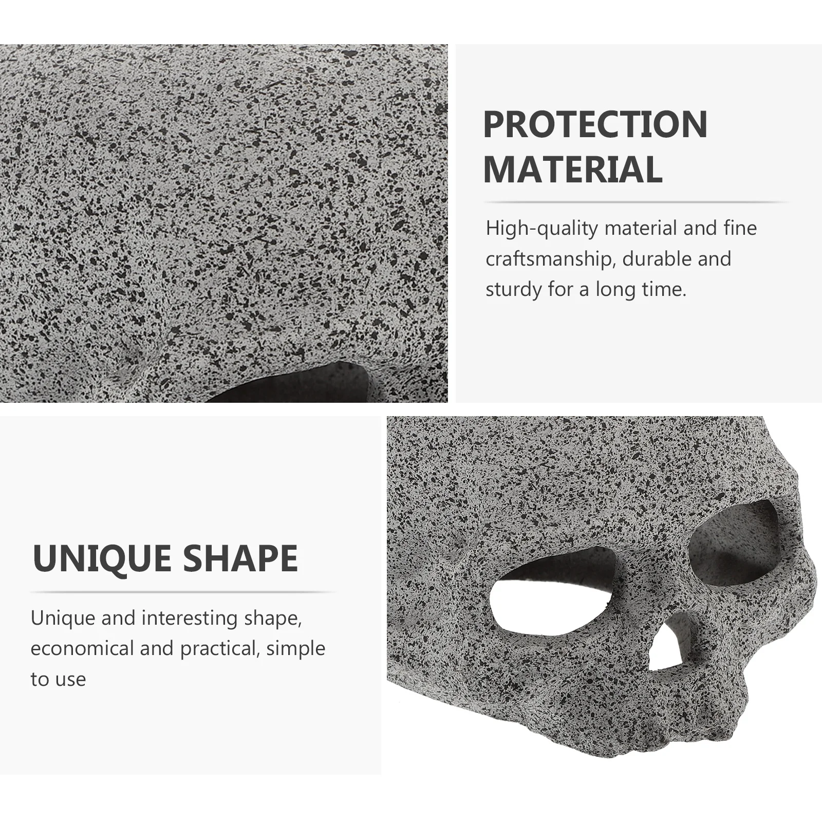 

Aquarium Stone Cave Decor Fish Tank Accessories Durable Unique Shape Safe for Aquatic Fish Freshwater Environment