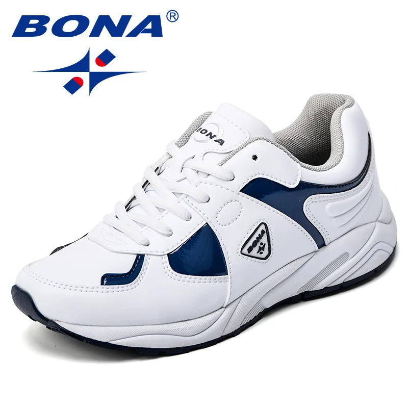 Bona neue beliebte Stil Frauen Laufschuhe synthetische Schnürung weibliche Sportschuhe Outdoor Lady Jogging schuhe schnell versand kostenfrei