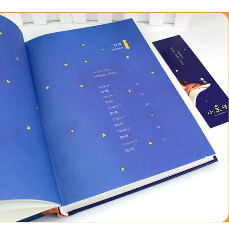 The Little Prince Comic Book Study Chinese Books In English Children's Stories English Book Bilingual Student Read Gift Bookmark
