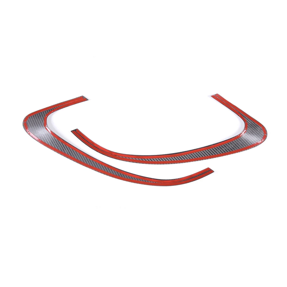 

For Maserati Grecale 2022 2023 Dry Carbon Fiber Car Headlight Lamp Eyebrow Cover Trim Sticker Accessories