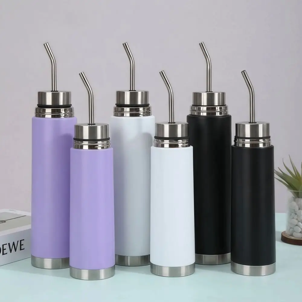

D2 NEW Self-Serving Yerba Mate Water Bottle Stainless Steel Built-in Straw Water Thermal Bottle Cup 500ml/750ml Mug Vacuum Cup