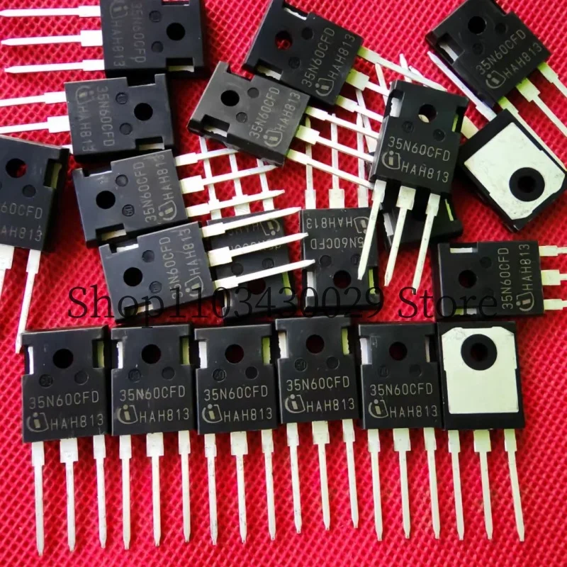 10Pcs New and Original SPW35N60CFD 35N60CFD TO-247 34A 600V MOSFET Power Transistor