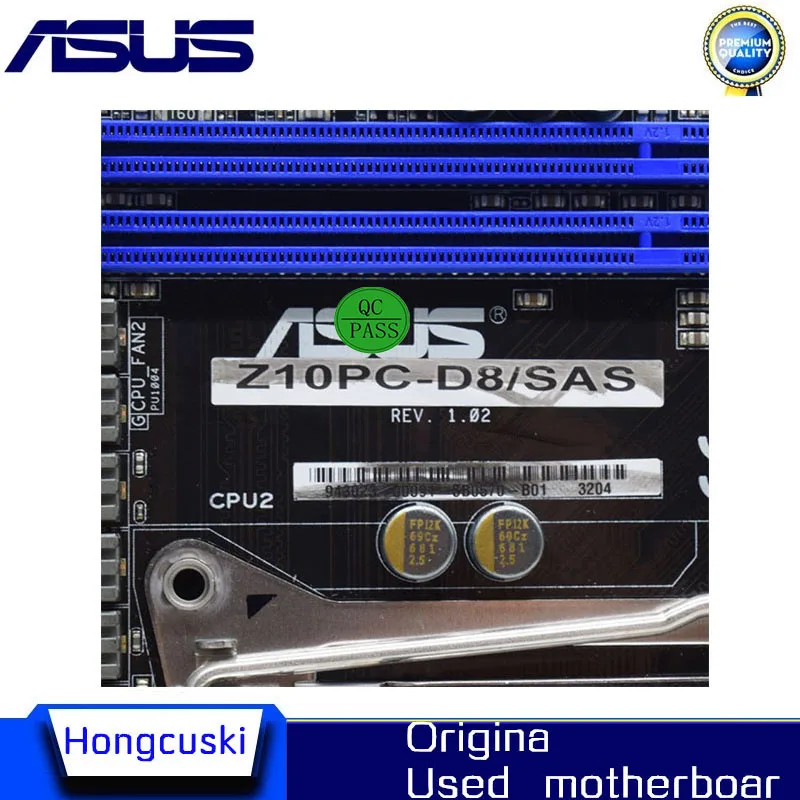 For ASUS Z10PC-D8/SAS LGA2011 Used original motherboard Socket LGA 2011-3 V3  DDR4 X99 Desktop Motherboard