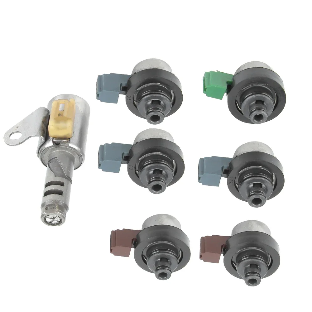 7Pcs/Set Automatic Transmission Shift Solenoid 31705AA440 31705AA441 31705AA4419L 4EAT for Subaru Forester for Outback 2001-2010