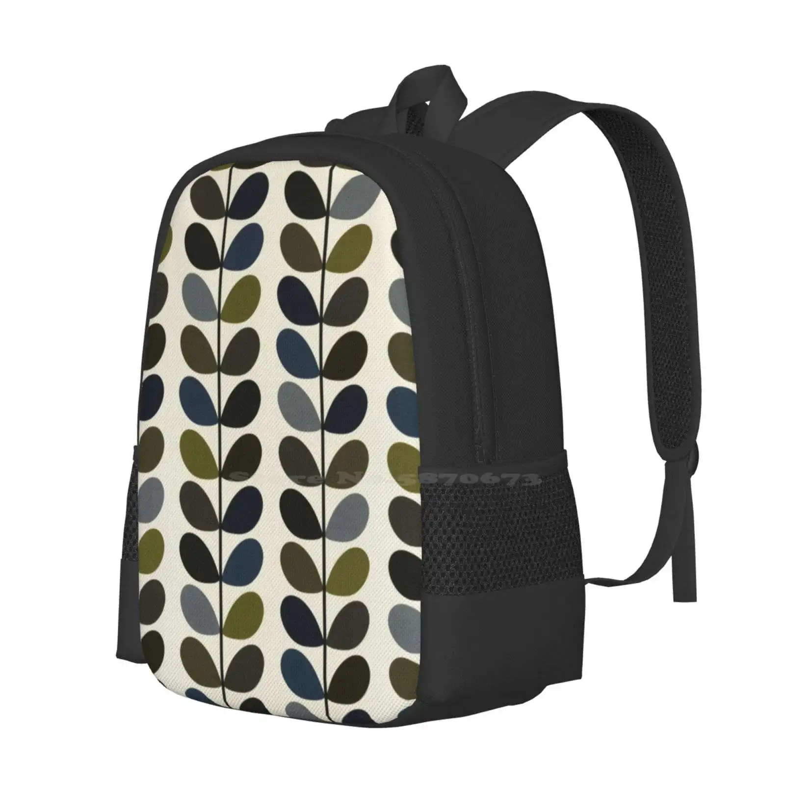 حقيبة ظهر Orla Kiely متعددة الجذع للرجال والنساء والفتيات المراهقات Orla Kiely 1960s Orla Kiely Retro Orla Kiely Vintage Orla Kiely