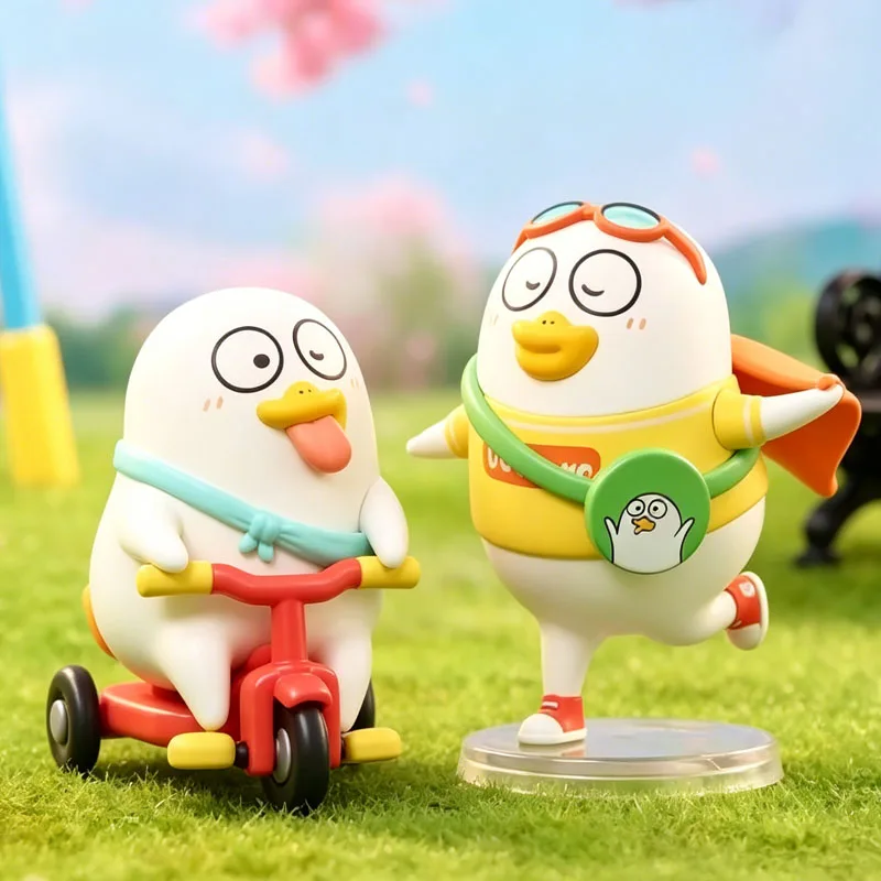 POP MART Duckyos Leisure Life Series: Загадочная коробка-сюрприз (Blind Box) — Милая настольная фигурка-игрушка, подарок на день рождения