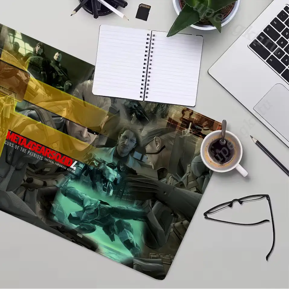 Metal Gear Solid Pc Mat Pad Mouse for Computer Keyboards Accessories Non-slip Mat Mousepad Gamer Rug Mausepad Gaming Laptop Pad