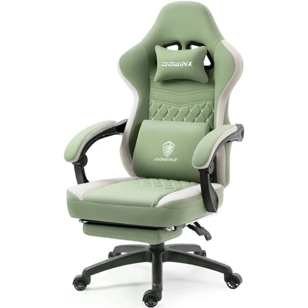 Dowinx Gaming Chair Breathable Fabric Computer Chair with Pocket Spring Cushion, Comfortable Office Chair with Gel Pad