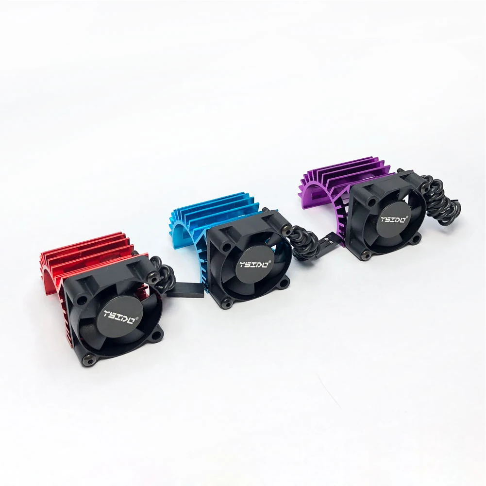 RC Car 380 390 2838 2845 2847 Brushless Motor Cover Heat Sink Cooling Fan for Wltoys 124017 124016 144010 Model Cars Parts