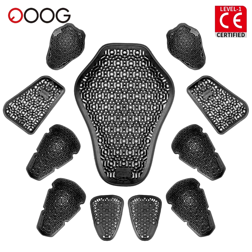 

Мотоциклетная куртка Встроенная защита Сертификация CE Вставка для мотоциклетной одежды Защитное снаряжение Наколенники Защита локтя на спине и груди