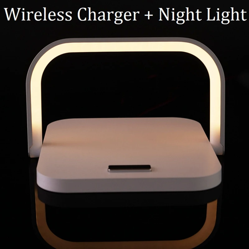 

Mobile Phone Bracket Table Lamp LED Night Light Portable For Bedroom Bedside Living Room