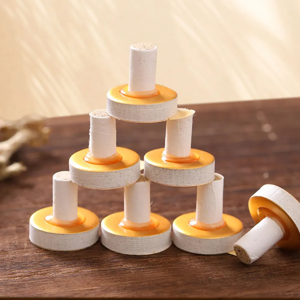 50Pcs / 1Box Self-Adhesive Portable Moxa Tube for Warm Massage Low-Temperature 41° Moxibustion Health Care Non-Burns Prone