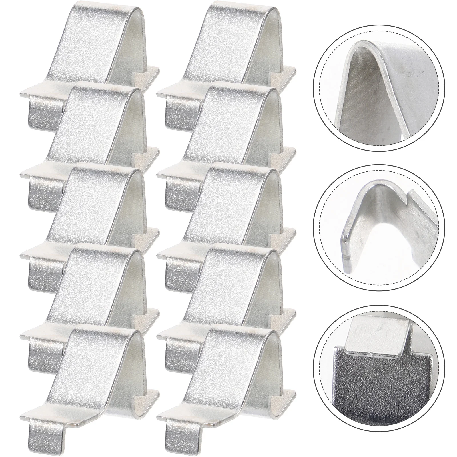 

12 Pcs File Cabinet Accessories Support Clips Wall-mounted Heave Duty Shelf Iron
