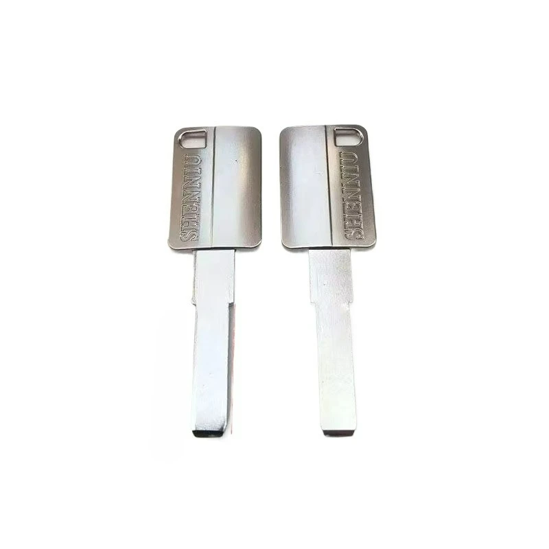 10PC  7.9mm Wide Zinc Alloy Flat Anti-theft Door C-level Key Multi Track Light Panel Key Embryo