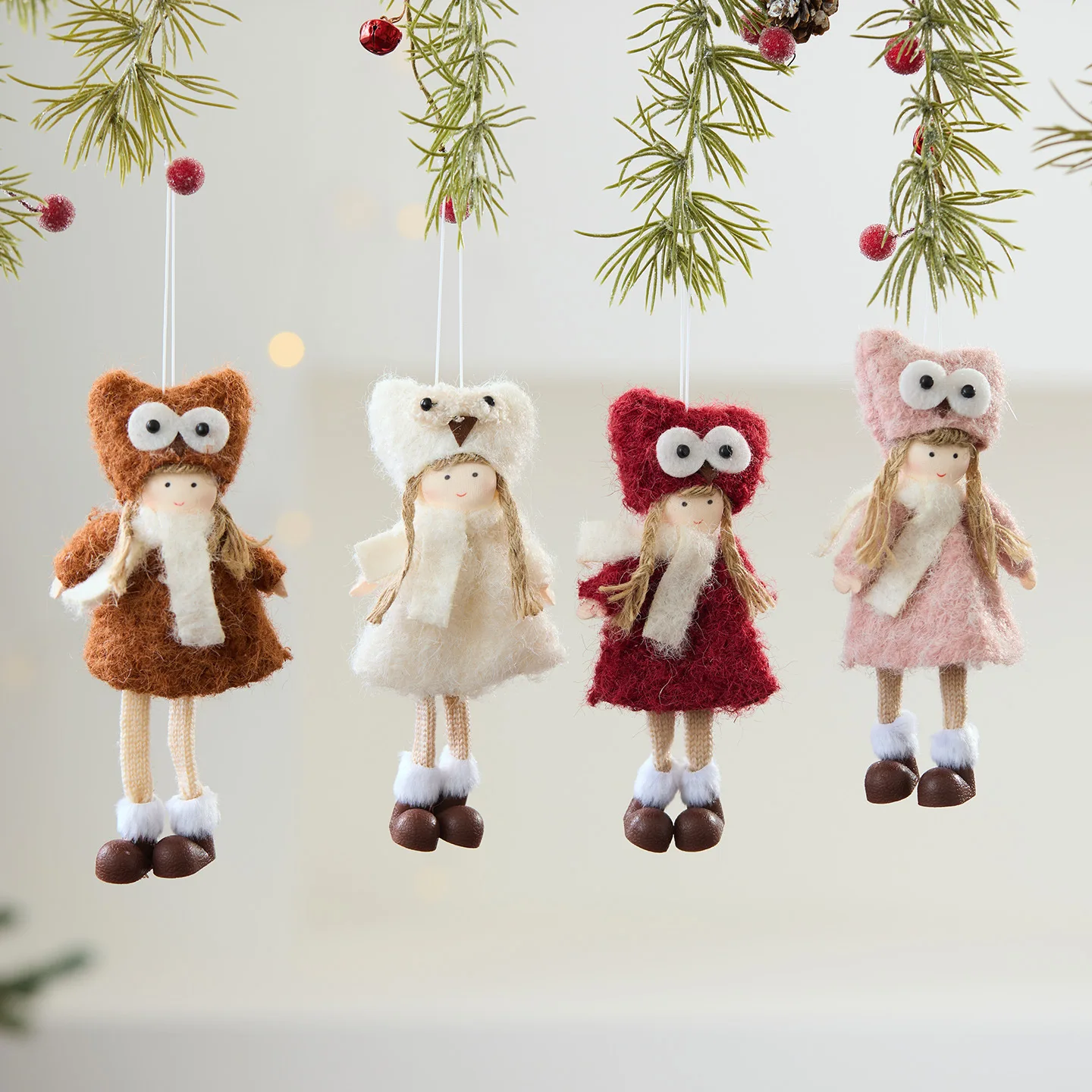 

Christmas Ins Cute Wind Cherub Doll Hanging Christmas Decorations Christmas Tree Hanging Ornaments