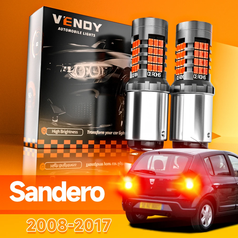 2 stücke Für Dacia Sandero 1 2 2008-2017 LED Bremslicht 2009 2010 2011 2012 2013 2014 2015 2016 canbus Zubehör