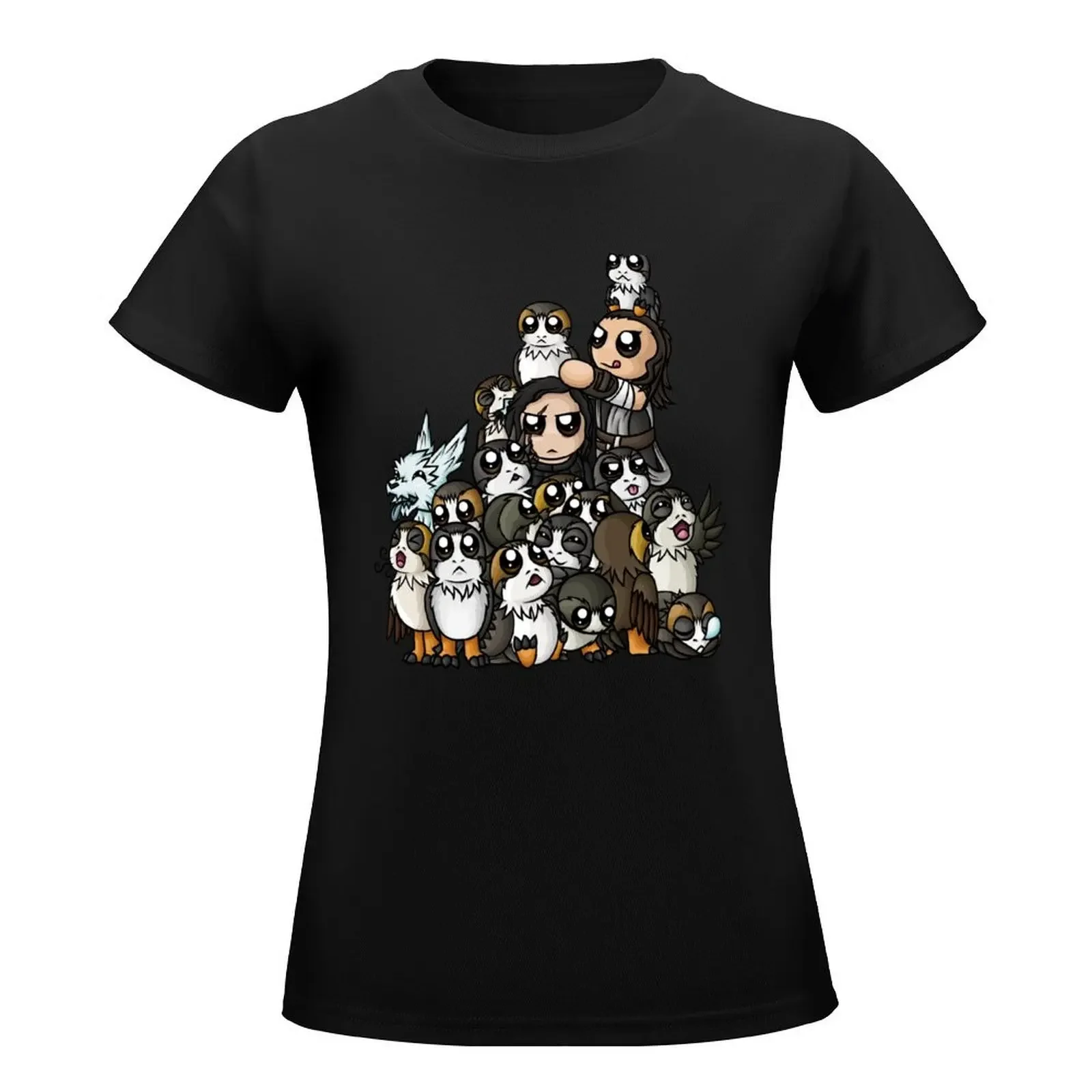 Pile o' Porgs T-Shirt anime clothes oversized summer clothes t shirt Women