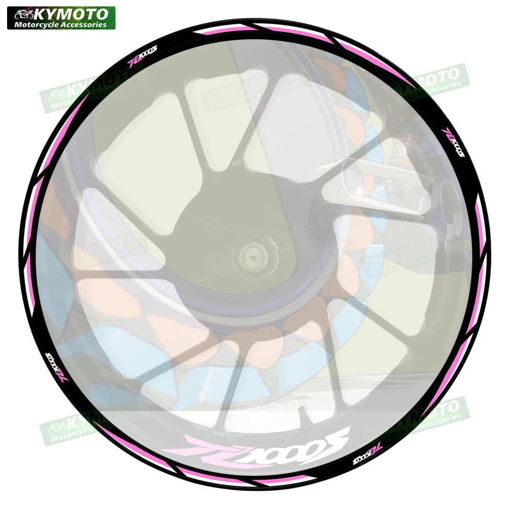 

For TL1000S TL 1000S motorcycle accessories 17 inch front and rear wheel stickers fairing rims modified reflective stripe decals