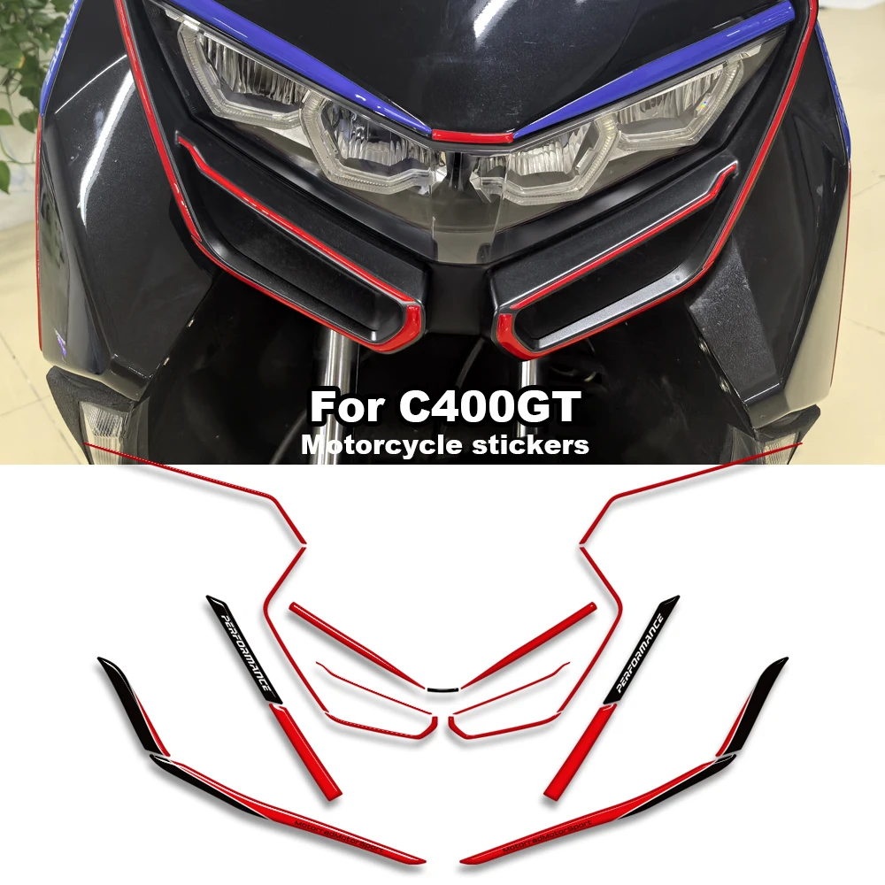 

For BMW C400GT C 400 GT C400 New decoration Motorcycle Body Windshield windscreen Fairing stickers 3D Gel Epoxy resin decals