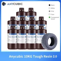 Anycubic Flexible Tough Resin 2.0 10KG LCD 3D Printing Material High Toughness 3D Printer UV Resin For Photon Mono X Photon S