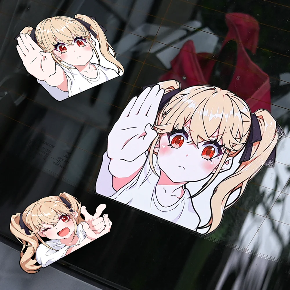 

1 шт. JDM аниме наклейки на мотоцикл водостойкие для мотоцикла переднее лобовое стекло топливный бак электрический скутер окно автомобиля виниловые наклейки