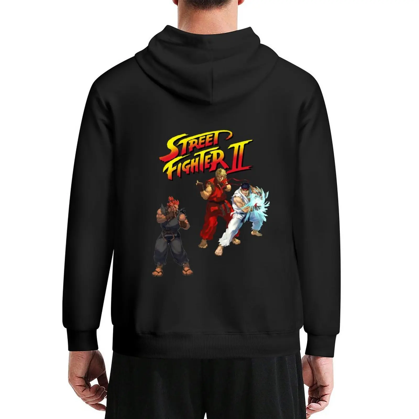 

Video Game - Street Fighter T-Shirt Classic T-Shirt Hoodie anime clothing graphic t shirts men men's hoodies