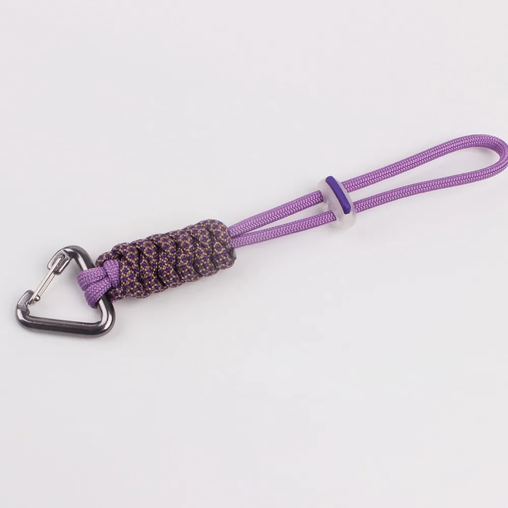Portable Paracord Keychain Lanyard Multifunctional Creative Outdoor Water Bottle Buckle Hook 17.4cm Water Bottle Hanging Rope