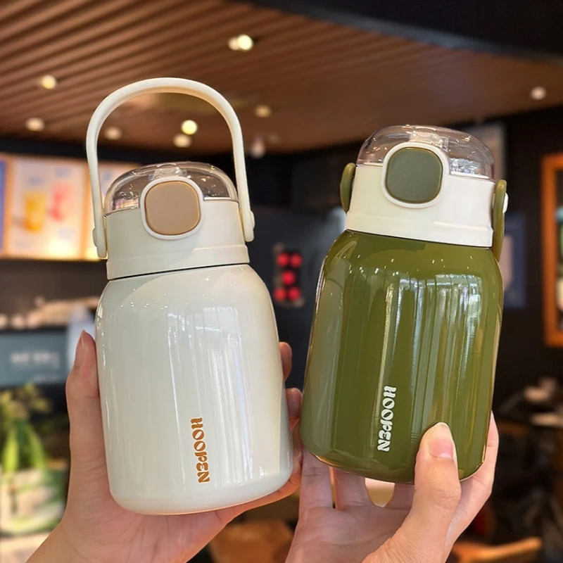 

500ml 316 Stainless Steel Bottle Vacuum Flask Water Bottle Portable Student Food Grade Thermal Bottle Keep Hot Cold Thermos Mug