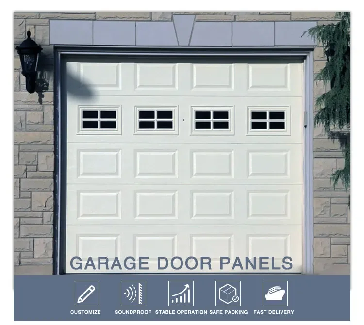 RAL 7016 Dark Grey Flat Garage Door Panels Sectional Garage Door Panel For Sectional Industrial Door