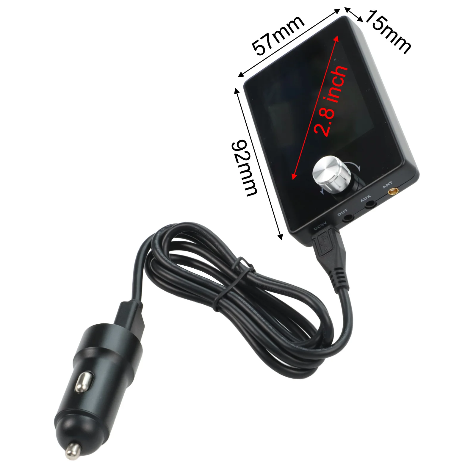 170-240MHz Frequency Range 2.8 Inch Display Compatible With AUX Digital Sound Quality Effective Distance High Sensitivity