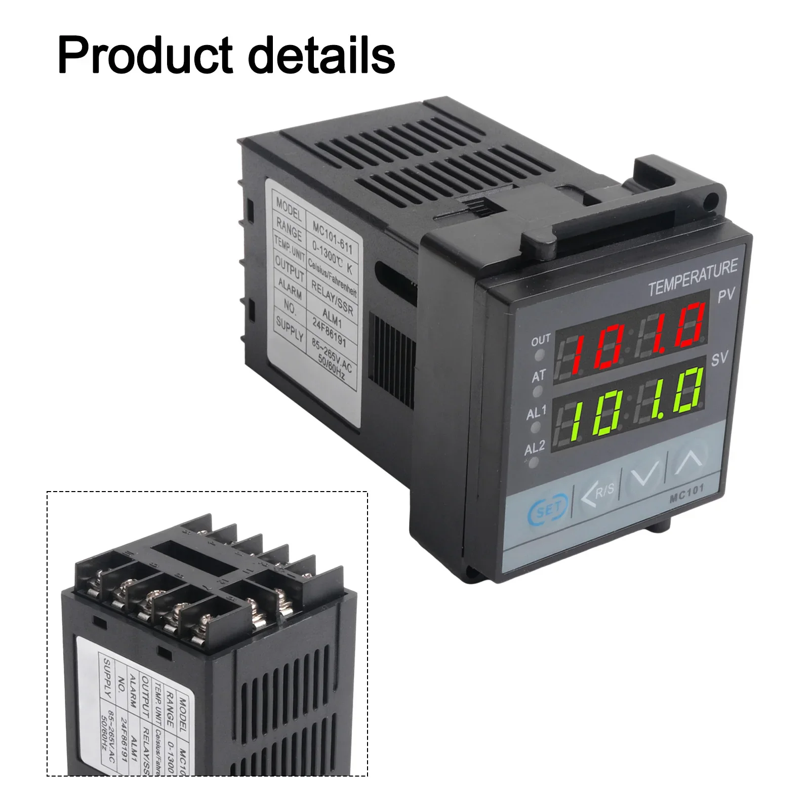 

Power Supply 12VDC Input PT100 K Thermocouple Digital PID Temperature Controller Reliable and Accurate Control